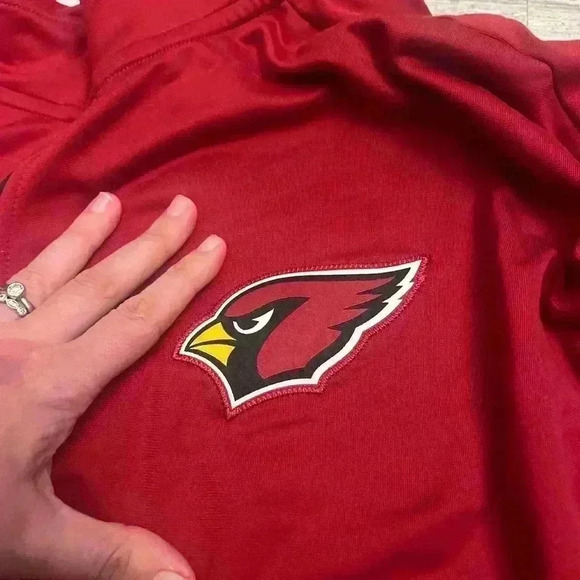 Team issued on field NFL cardinals 4x Nike zip up - Picture 6 of 6